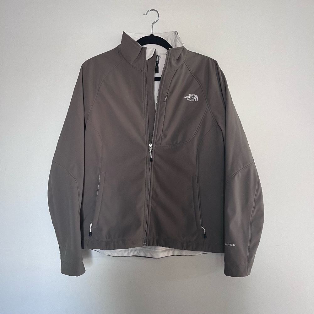 North Face Water Resistant Tan Jacket